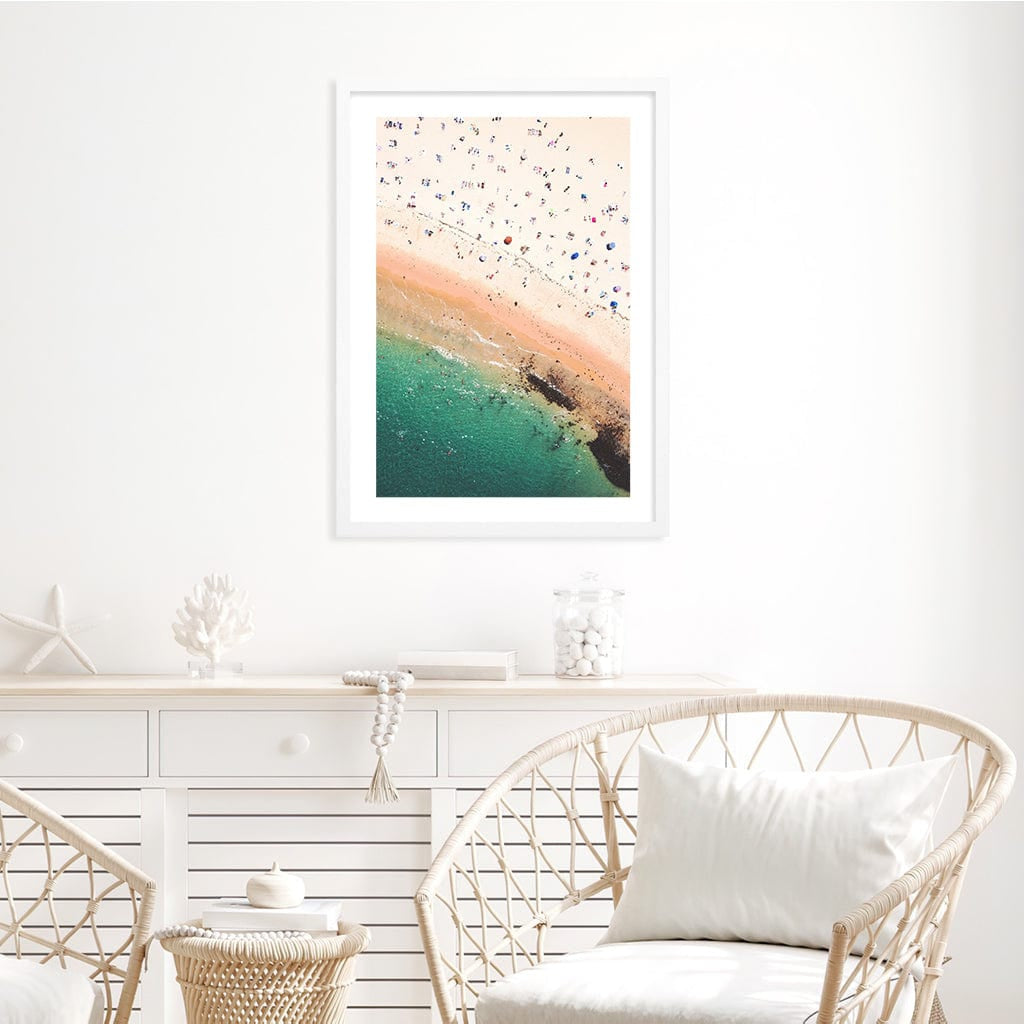 Coogee Beach Life Wall Art Print from our Australian Made Framed Wall Art, Prints & Posters collection by Profile Products Australia