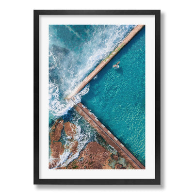 Cronulla Ocean Pool Wall Art Print from our Australian Made Framed Wall Art, Prints & Posters collection by Profile Products Australia