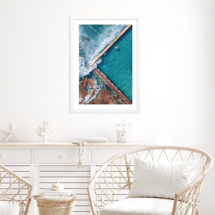 Cronulla Ocean Pool Wall Art Print from our Australian Made Framed Wall Art, Prints & Posters collection by Profile Products Australia