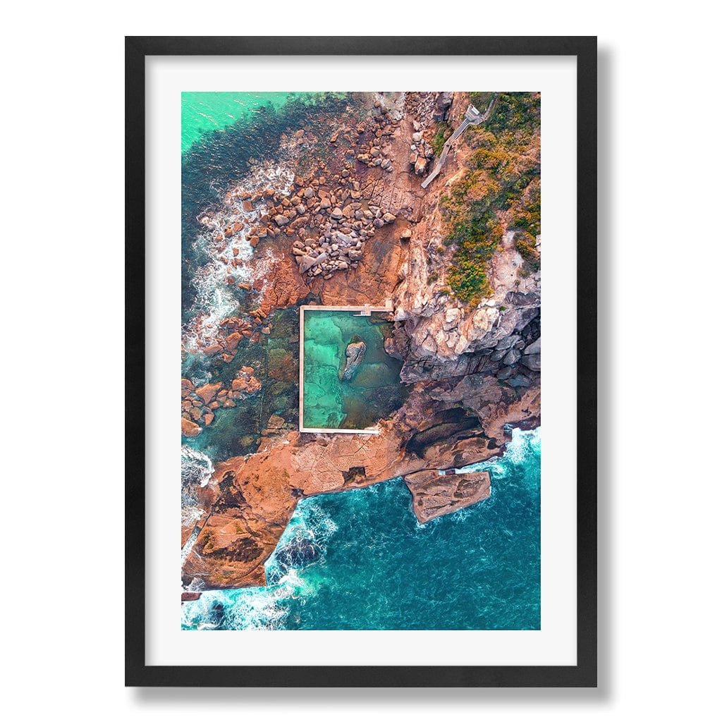 Curl Curl Ocean Pool 2 Wall Art Print from our Australian Made Framed Wall Art, Prints & Posters collection by Profile Products Australia