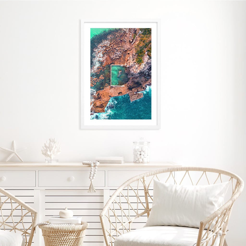 Curl Curl Ocean Pool 2 Wall Art Print from our Australian Made Framed Wall Art, Prints & Posters collection by Profile Products Australia