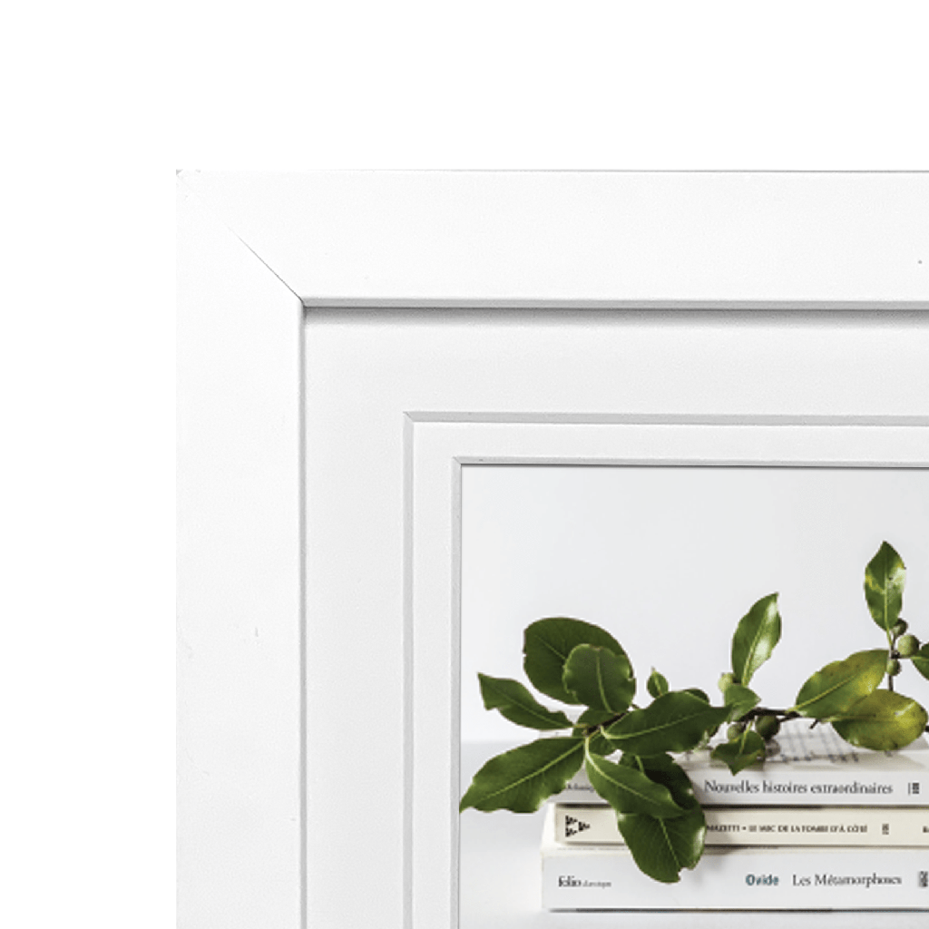 Decorator Deluxe White Photo Frame from our Australian Made Picture Frames collection by Profile Products Australia