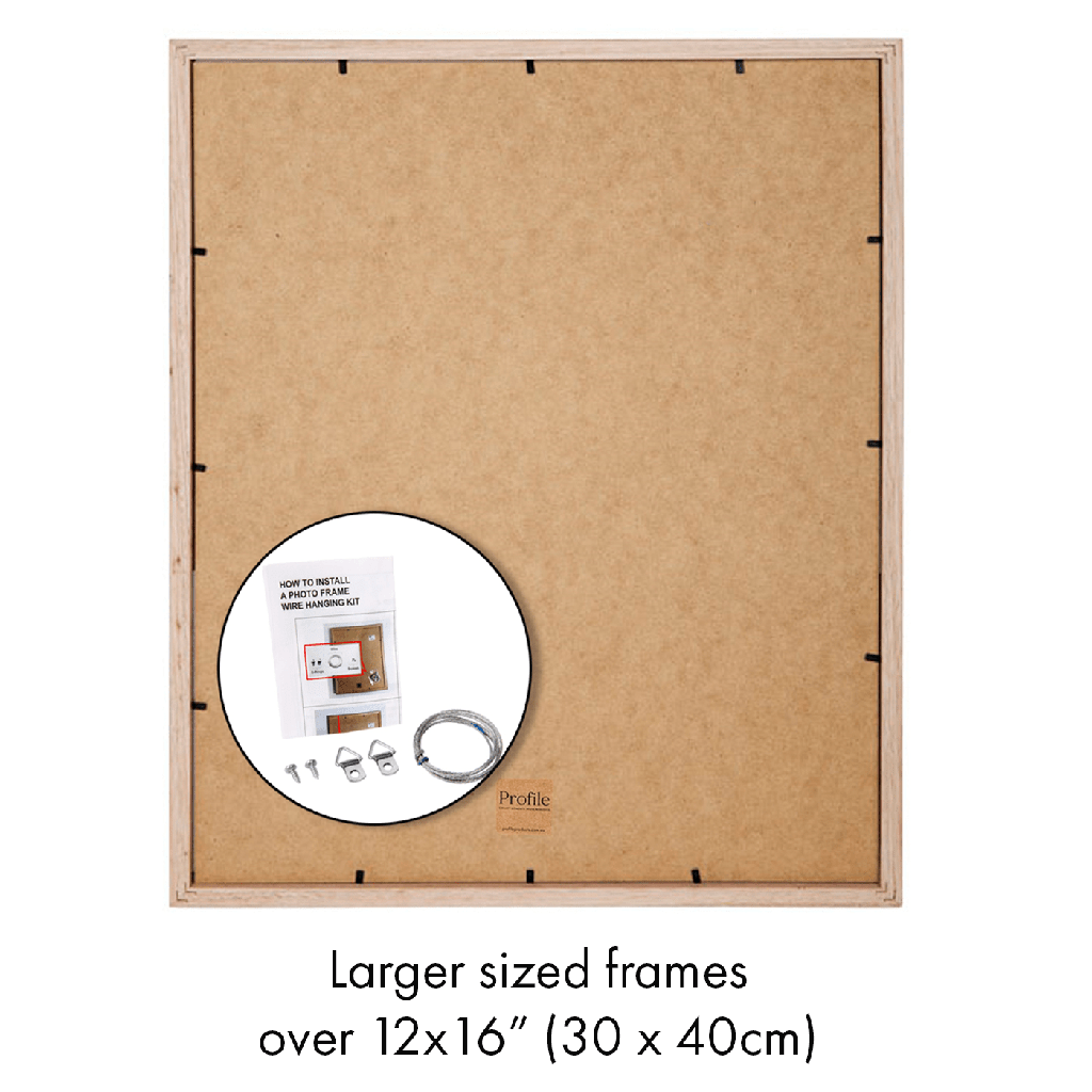 Decorator Natural Oak Poster Frame from our Australian Made Picture Frames collection by Profile Products Australia