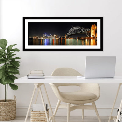 Decorator Panoramic Matt Black Timber Photo Frame from our Australian Made Picture Frames collection by Profile Products Australia