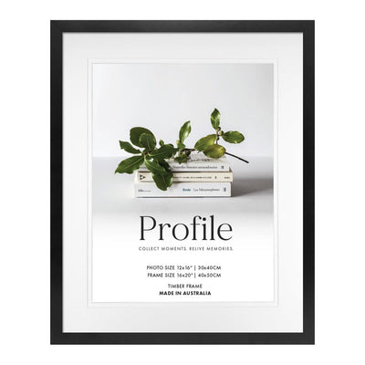 Elegant Deluxe Black Photo Frame from our Australian Made Picture Frames collection by Profile Products Australia