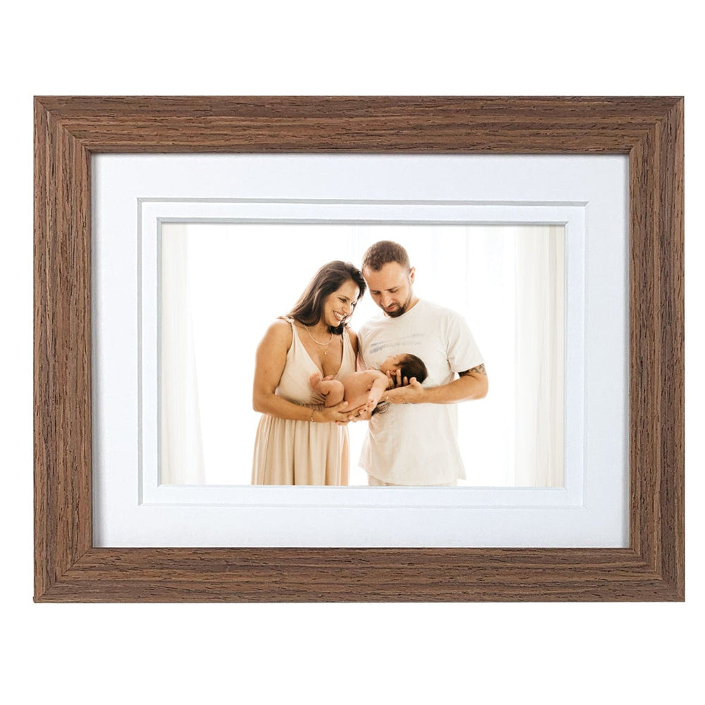 Elegant Deluxe Chestnut Brown Timber Photo Frame from our Australian Made Picture Frames collection by Profile Products Australia