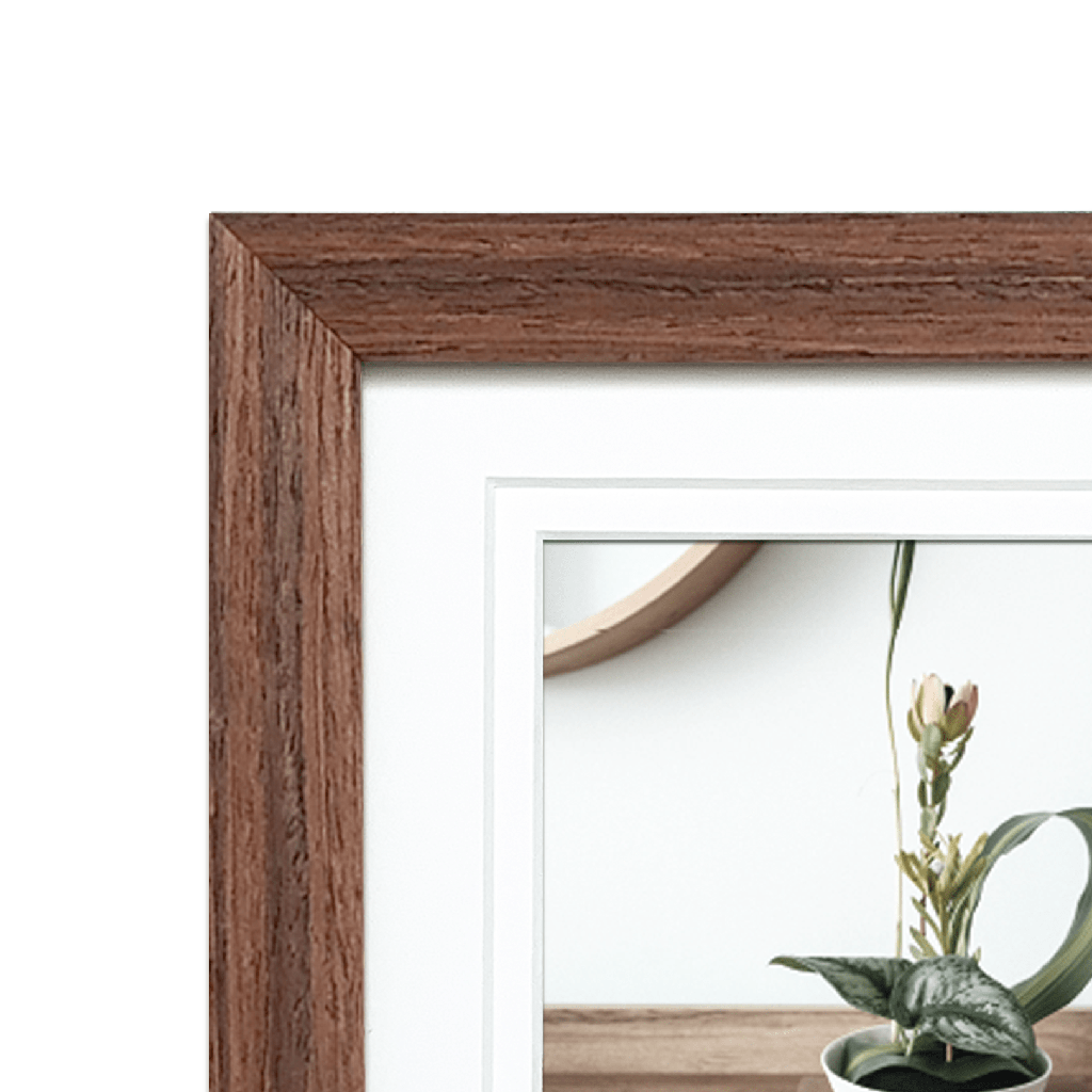 Elegant Deluxe Chestnut Brown Timber Photo Frame from our Australian Made Picture Frames collection by Profile Products Australia