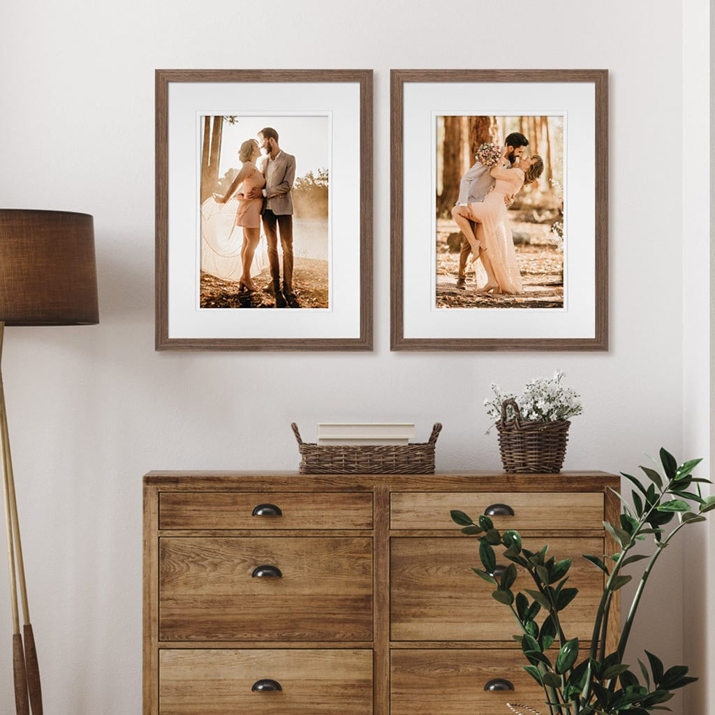 Elegant Deluxe Chestnut Brown Timber Photo Frame from our Australian Made Picture Frames collection by Profile Products Australia