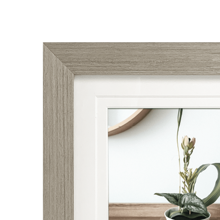 Elegant Deluxe Stone Ash Timber Photo Frame from our Australian Made Picture Frames collection by Profile Products Australia