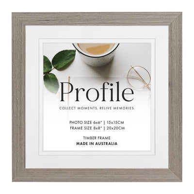 Elegant Deluxe Stone Ash Timber Square Frame from our Australian Made Picture Frames collection by Profile Products Australia