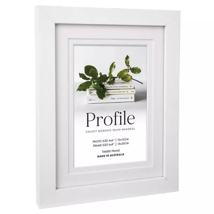 Elegant Deluxe White Photo Frame from our Australian Made Picture Frames collection by Profile Products Australia