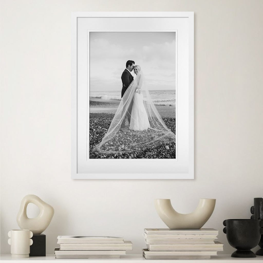 Elegant Deluxe White Photo Frame from our Australian Made Picture Frames collection by Profile Products Australia