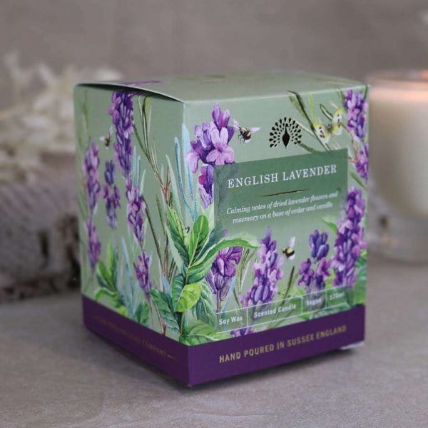 English Lavender Scented Candle from our Candles collection by The English Soap Company