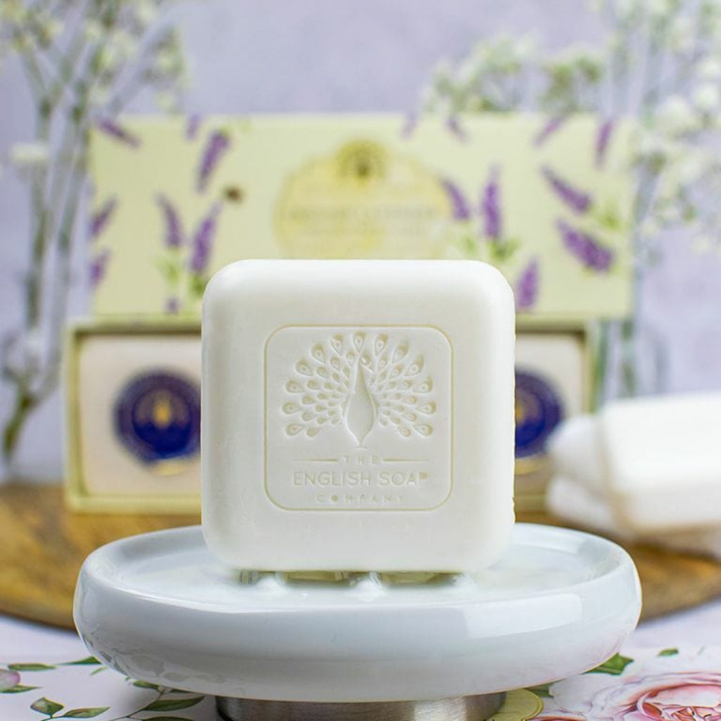English Lavender Soap 3x100g from our Luxury Bar Soap collection by The English Soap Company