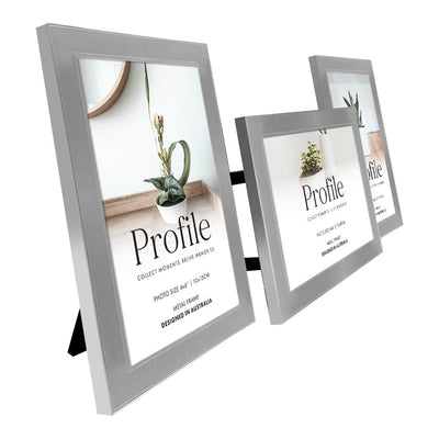 Eternal Silver Metal Collage Three Photo Frame from our Metal Photo Frames collection by Profile Products Australia