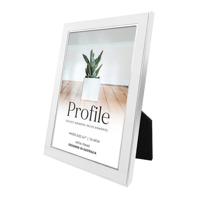 Eternal White Metal Photo Frame from our Metal Photo Frames collection by Profile Products Australia
