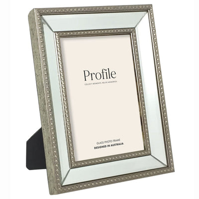 Etoile Champagne Beaded Mirror Photo Frame from our Metal Photo Frames collection by Profile Products Australia
