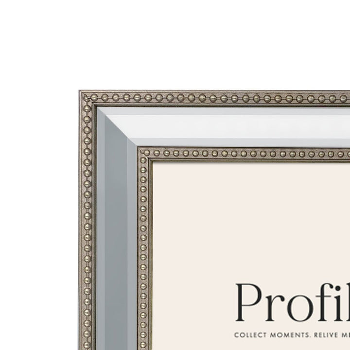 Etoile Champagne Beaded Mirror Photo Frame from our Metal Photo Frames collection by Profile Products Australia