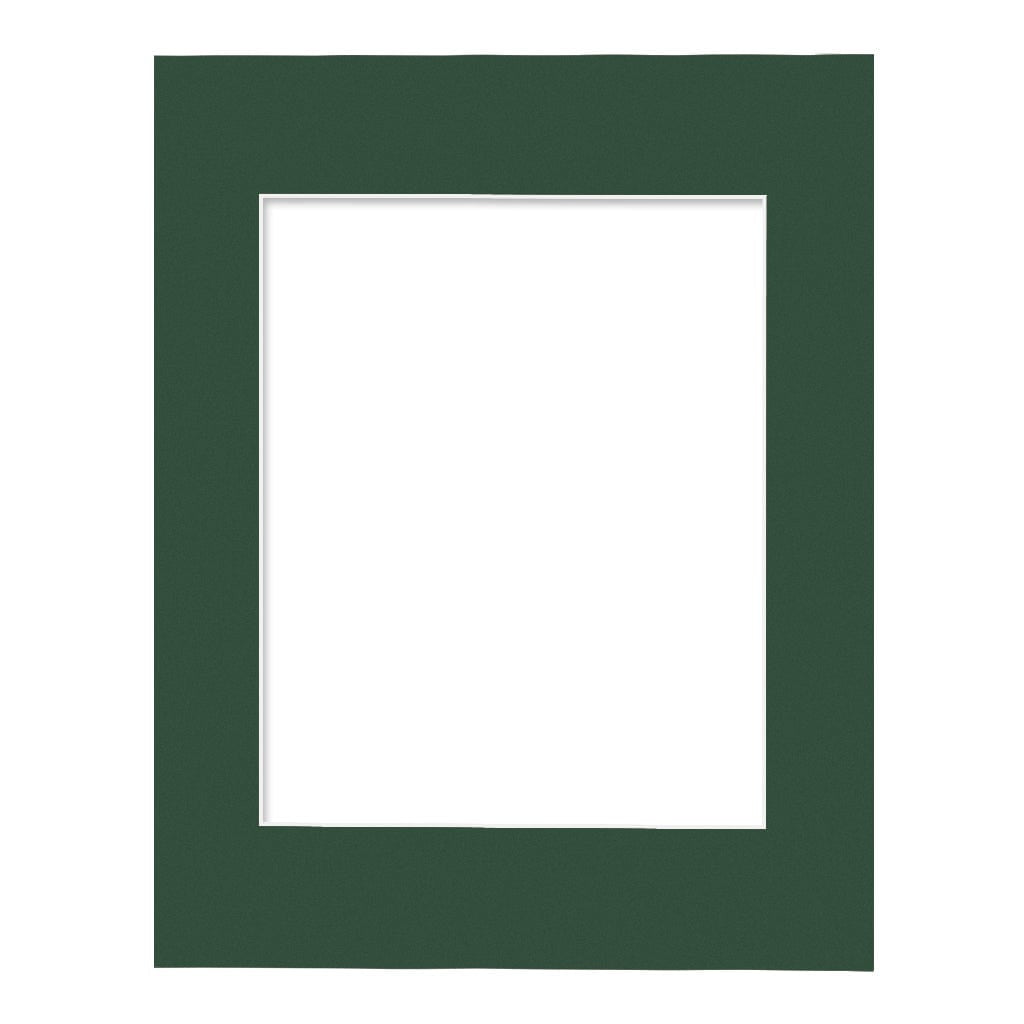 Federation Green Mat Board 11x14in (28x35cm) to suit 8x10in (20x25cm) image from our Custom Cut Mat Boards collection by Profile Products Australia