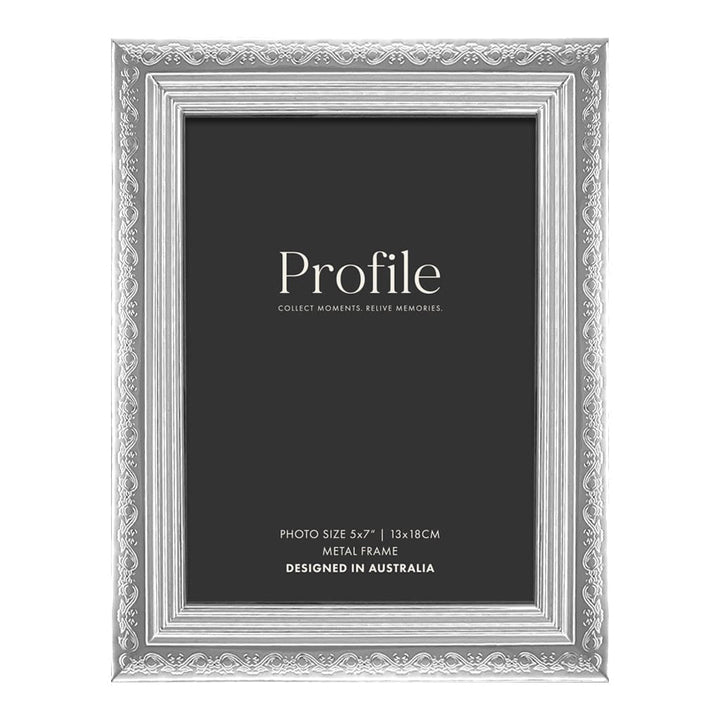 Fiori Silver Metal Photo Frame 5x7in (13x18cm) from our Metal Photo Frames collection by Profile Products Australia