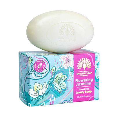 Flowering Jasmine Mini Travel Soap from our Luxury Bar Soap collection by The English Soap Company