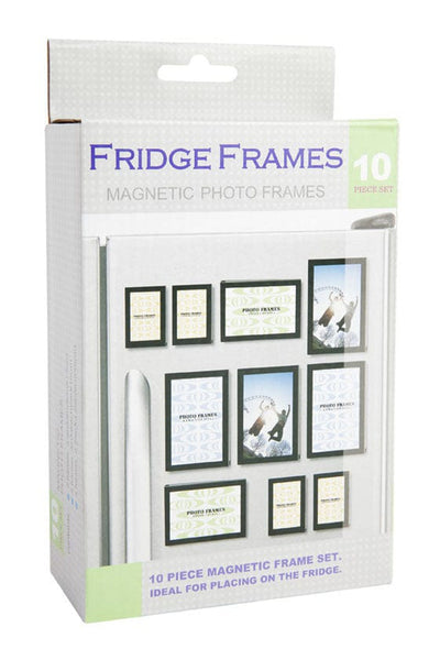 Fridge Frames 10 Piece Magnetic Photo Frames Set from our Acrylic & Novelty Frames collection by Profile Products Australia