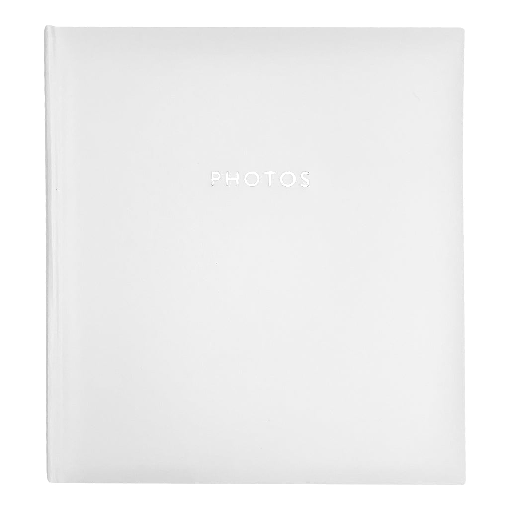 Glamour White Large Slip-in Photo Album from our Photo Albums collection by Profile Products Australia