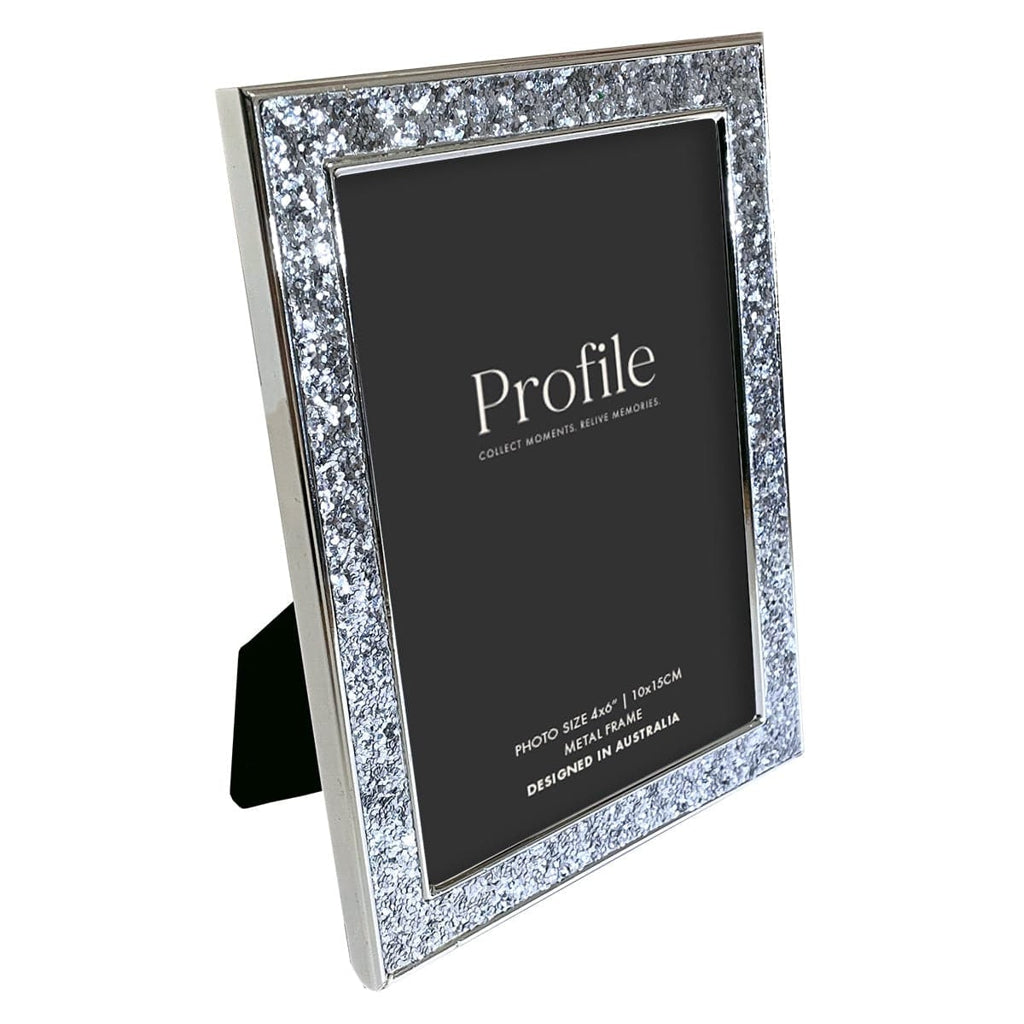 Glitterazi Silver Metal Photo Frame from our Metal Photo Frames collection by Profile Products Australia
