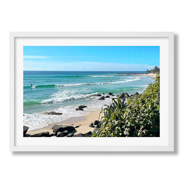 Goldy Surf Break Wall Art Print from our Australian Made Framed Wall Art, Prints & Posters collection by Profile Products Australia