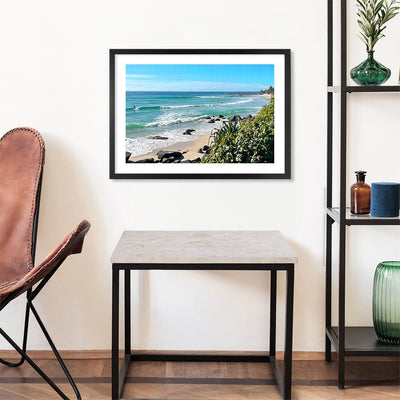 Goldy Surf Break Wall Art Print from our Australian Made Framed Wall Art, Prints & Posters collection by Profile Products Australia