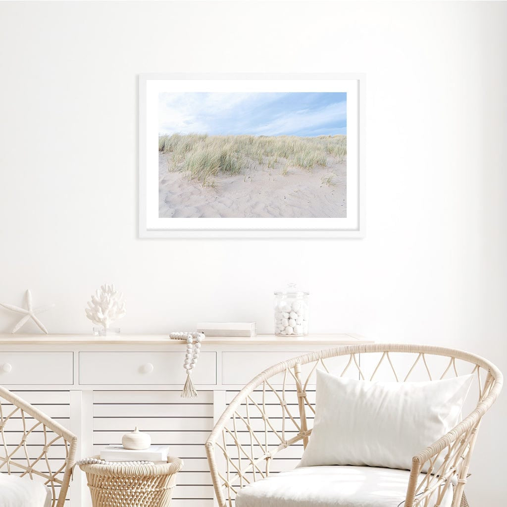 Grassy Dunes Wall Art Print from our Australian Made Framed Wall Art, Prints & Posters collection by Profile Products Australia