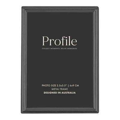 Habitat Black Metal Photo Frame 2.5x3.5in (6x9cm) from our Metal Photo Frames collection by Profile Products Australia