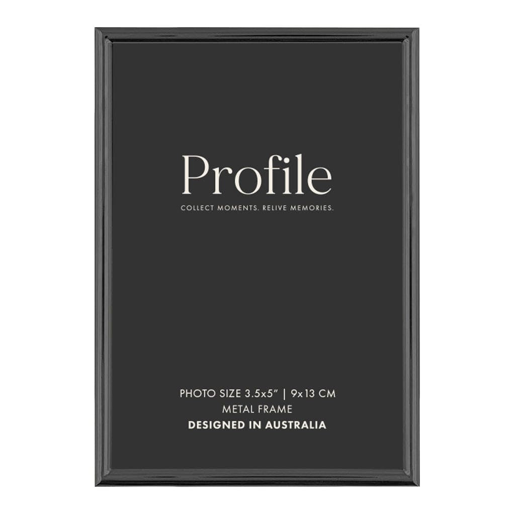 Habitat Black Metal Photo Frame 3.5x5in (9x13cm) from our Metal Photo Frames collection by Profile Products Australia
