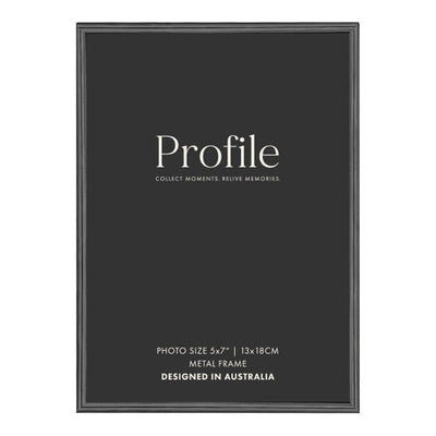Habitat Black Metal Photo Frame 5x7in (13x18cm) from our Metal Photo Frames collection by Profile Products Australia