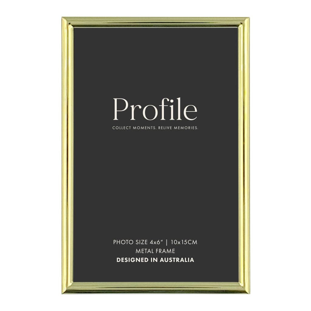 Habitat Gold Metal Photo Frame 4x6in (10x15cm) from our Metal Photo Frames collection by Profile Products Australia