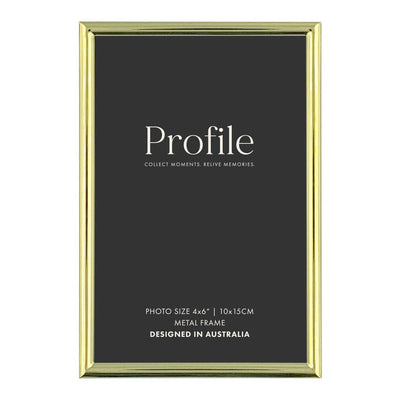 Habitat Gold Metal Photo Frame 4x6in (10x15cm) from our Metal Photo Frames collection by Profile Products Australia