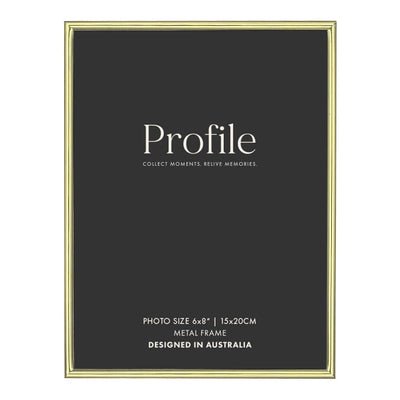 Habitat Gold Metal Photo Frame 6x8in (15x20cm) from our Metal Photo Frames collection by Profile Products Australia