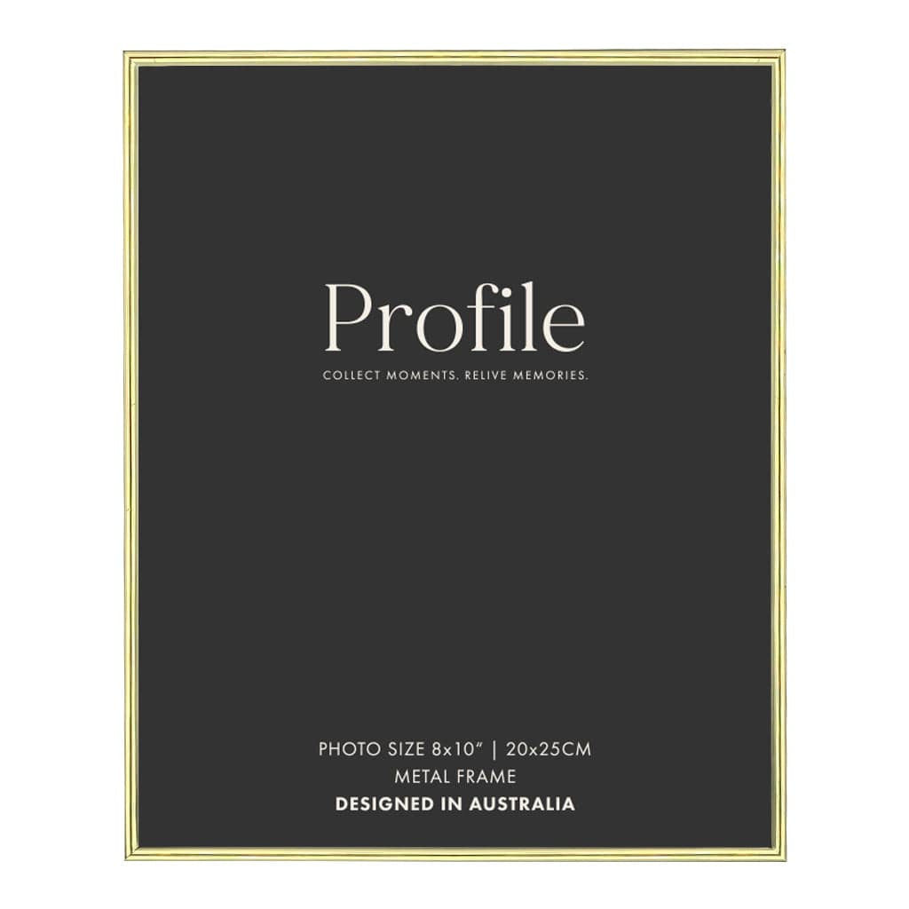 Habitat Gold Metal Photo Frame 8x10in (20x25cm) from our Metal Photo Frames collection by Profile Products Australia