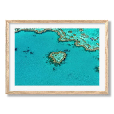 Heart Reef Wall Art Print from our Australian Made Framed Wall Art, Prints & Posters collection by Profile Products Australia