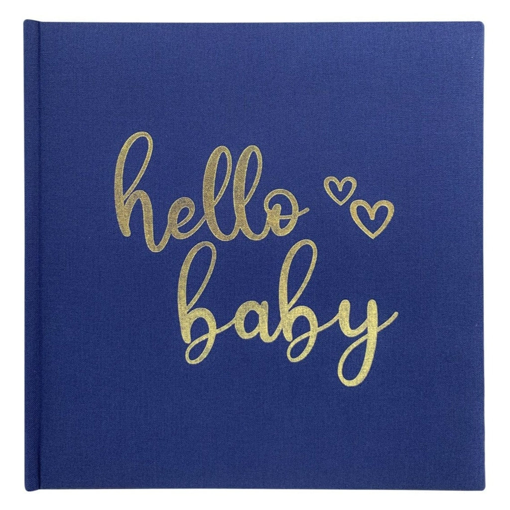 Hello Baby Navy Slip-In Photo Album 4x6in - 200 Photos from our Photo Albums collection by Profile Products Australia