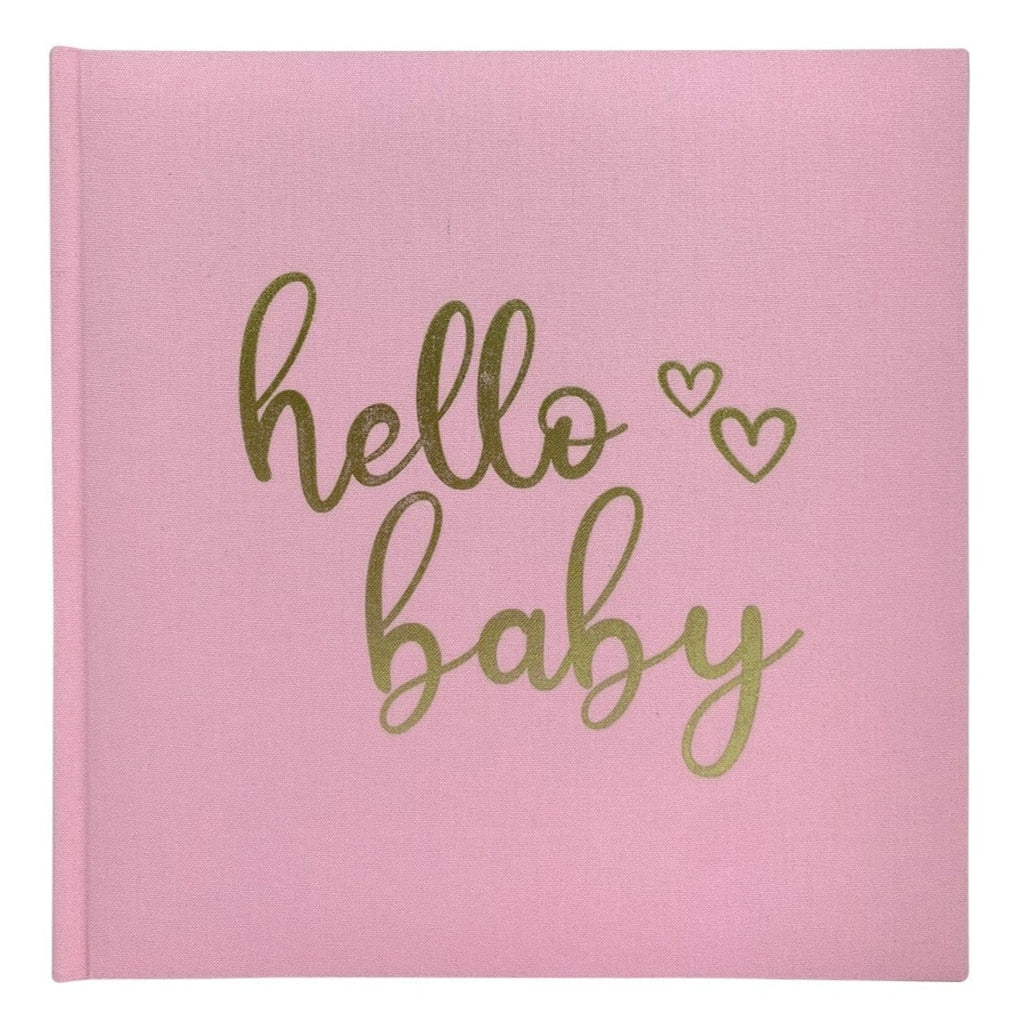 Hello Baby Pink Slip-In Album - 200 Photos