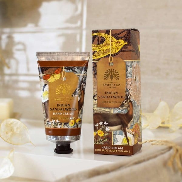 Indian Sandalwood Hand Cream 75ml from our Hand Cream collection by The English Soap Company