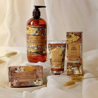 Indian Sandalwood Hand Cream 75ml from our Hand Cream collection by The English Soap Company