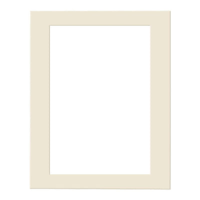 Ivory Mat Board 11x14in (28x35cm) to suit 8x12in (20x30cm) image from our Custom Cut Mat Boards collection by Profile Products Australia