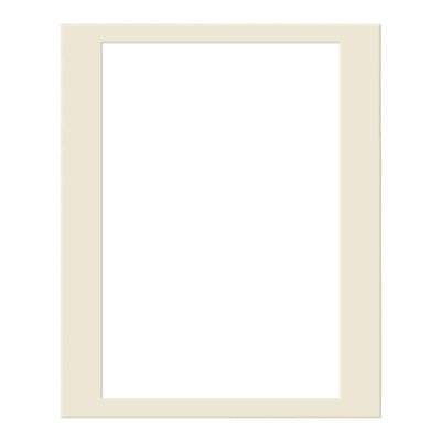 Ivory Mat Board 16x20in (40x50cm) to suit 12x18in (30x45cm) image from our Custom Cut Mat Boards collection by Profile Products Australia