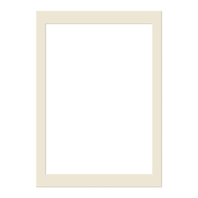 Ivory Mat Board 50x70cm to suit A2 (42x59cm) image from our Custom Cut Mat Boards collection by Profile Products Australia