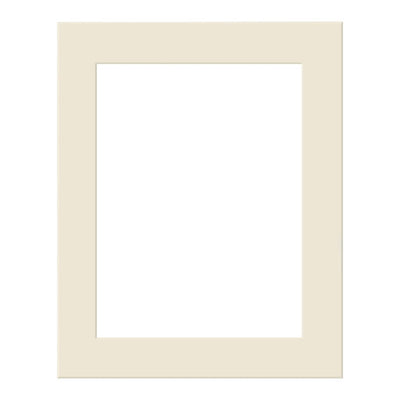 Ivory Mat Board 8x10in (20x25cm) to suit 6x8in (15x20cm) image from our Custom Cut Mat Boards collection by Profile Products Australia