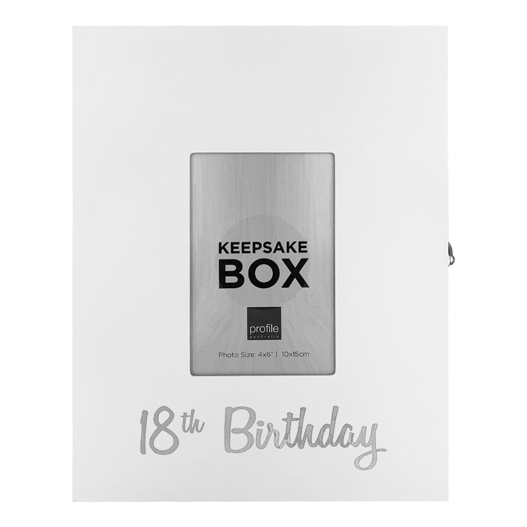 Keepsake Box (18th Birthday) from our Keepsake Boxes collection by Profile Products Australia