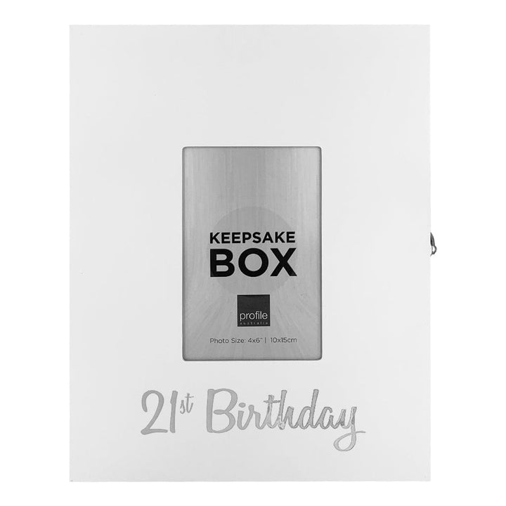 Keepsake Box (21st Birthday) from our Keepsake Boxes collection by Profile Products Australia