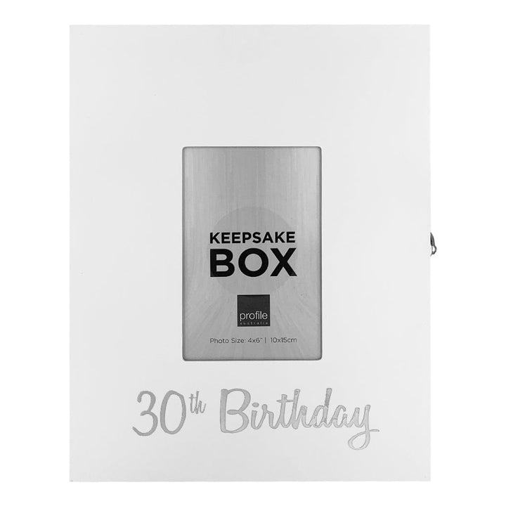 Keepsake Box (30th Birthday) from our Keepsake Boxes collection by Profile Products Australia